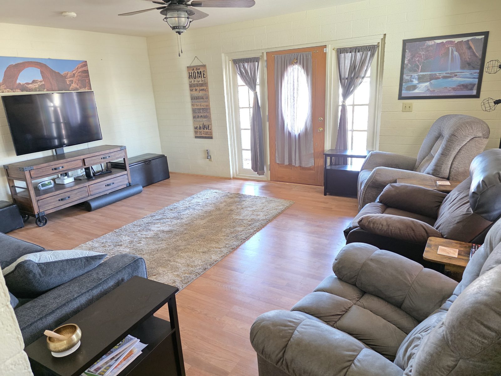 Living room with recliners and sofa at 2400 5th St